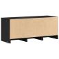 Preview: TV-Schrank LED Schwarz 97x34x40 cm Holzwerkstoff