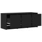 Preview: TV-Schrank LED Schwarz 97x34x40 cm Holzwerkstoff