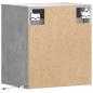 Preview: TV-Wandschrank mit LED-Beleuchtung Betongrau 41x31x45 cm
