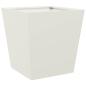 Preview: Pflanzkübel Weiß 40x40x40 cm Stahl