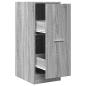 Preview: Apothekerschrank Grau Sonoma 30x41x77,5 cm Holzwerkstoff