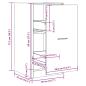 Preview: Apothekerschrank Altholz-Optik 40x41x77,5 cm Holzwerkstoff