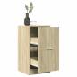 Preview: ARDEBO.de - Apothekerschrank Sonoma-Eiche 40x41x77,5 cm Holzwerkstoff
