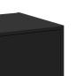Preview: Apothekerschrank Schwarz 40x41x144,5 cm Holzwerkstoff