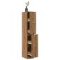 Preview: ARDEBO.de - Apothekerschrank Artisan-Eiche 30x41x174,5 cm Holzwerkstoff