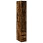 Preview: Kleiderschrank Räuchereiche 30x50x200 cm Holzwerkstoff