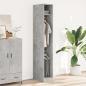 Preview: Kleiderschrank Betongrau 30x50x200 cm Holzwerkstoff
