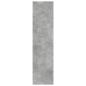 Preview: Kleiderschrank Betongrau 30x50x200 cm Holzwerkstoff