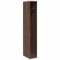 Preview: Kleiderschrank Braun Eichen-Optik 30x50x200 cm Holzwerkstoff