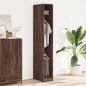 Preview: Kleiderschrank Braun Eichen-Optik 30x50x200 cm Holzwerkstoff