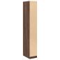 Preview: Kleiderschrank Braun Eichen-Optik 30x50x200 cm Holzwerkstoff