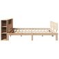 Preview: Massivholzbett mit Regal ohne Matratze 180x200 cm Kiefer