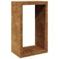Preview: Brennholzregal 60x40x100 cm Cortenstahl