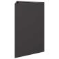 Preview: Pflanzkübel 2 Stk. Schwarz Dreieckig 50x43x75 cm Stahl