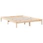 Preview: Massivholzbett Extra Lang ohne Matratze 140x220 Kiefernholz