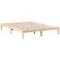 Preview: Massivholzbett Extra Lang ohne Matratze 160x220 Kiefernholz