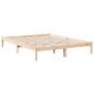 Preview: Massivholzbett Extra Lang ohne Matratze 160x220 Kiefernholz