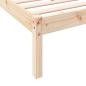 Preview: Massivholzbett Extra Lang ohne Matratze 160x220 Kiefernholz