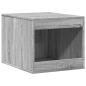 Preview: Katzenklo Grau Sonoma 47x59x42 cm Holzwerkstoff