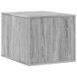 Preview: Katzenklo Grau Sonoma 47x59x42 cm Holzwerkstoff