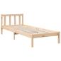 Preview: Massivholzbett Extra Lang ohne Matratze 100x210 cm Kiefernholz