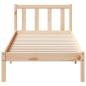 Preview: Massivholzbett Extra Lang ohne Matratze 100x210 cm Kiefernholz
