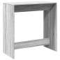 Preview: Bartisch Grau Sonoma 102x50x103,5 cm Holzwerkstoff