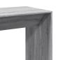 Preview: Bartisch Grau Sonoma 102x50x103,5 cm Holzwerkstoff