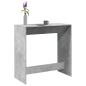 Preview: ARDEBO.de - Bartisch Betongrau 102x50x103,5 cm Holzwerkstoff