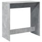 Preview: Bartisch Betongrau 102x50x103,5 cm Holzwerkstoff