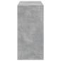 Preview: Bartisch Betongrau 102x50x103,5 cm Holzwerkstoff