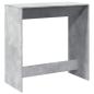 Preview: Bartisch Betongrau 102x50x103,5 cm Holzwerkstoff