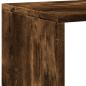 Preview: Bücherregal Räuchereiche 137,5x29x137,5 cm Holzwerkstoff