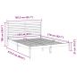 Preview: Massivholzbett Extra Lang ohne Matratze 160x210 cm