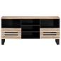 Preview: TV-Schrank 100x34x46 cm Massivholz Mango