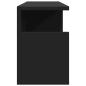 Preview: Wandschrank 60x20x30 cm Schwarz Holzwerkstoff