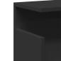 Preview: Wandschrank 60x20x30 cm Schwarz Holzwerkstoff
