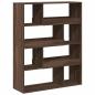 Preview: ARDEBO.de - Bücherregal Eichen-Optik 100x33x125,5 cm Holzwerkstoff