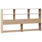 Preview: Massivholzbett mit Regal ohne Matratze 180x200 cm Kiefer
