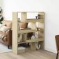 Preview: ARDEBO.de - Raumteiler Sonoma-Eiche 100x33x125,5 cm Holzwerkstoff
