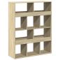 Preview: Raumteiler Sonoma-Eiche 100x33x125,5 cm Holzwerkstoff
