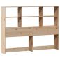 Preview: Massivholzbett mit Regal ohne Matratze 140x190 cm Kiefer