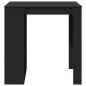 Preview: Bartisch Schwarz 102x70x103,5 cm Holzwerkstoff