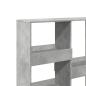 Preview: Raumteiler Betongrau 100x33x115 cm Holzwerkstoff