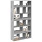 Preview: Raumteiler Grau Sonoma 100x33x187,5 cm Holzwerkstoff