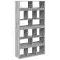 Preview: Raumteiler Grau Sonoma 100x33x187,5 cm Holzwerkstoff