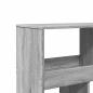 Preview: Raumteiler Grau Sonoma 100x33x187,5 cm Holzwerkstoff