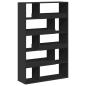 Preview: Raumteiler Schwarz 100x33x156,5 cm Holzwerkstoff