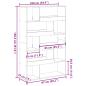 Preview: Bücherregal Sonoma-Eiche 100x33x156,5 cm Holzwerkstoff