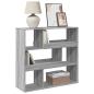 Preview: Raumteiler Grau Sonoma 100x33x94,5 cm Holzwerkstoff